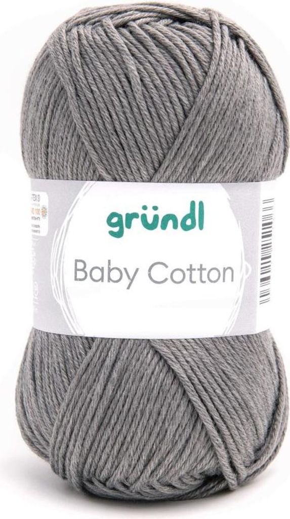 Gründl Wolle Baby Baumwolle 50 g schiefer