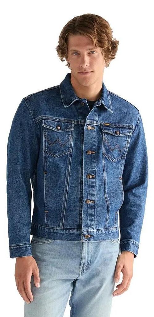 Bunda WRANGLER s kovbojským strihom, efekt stonewash, Obrázok produktu 