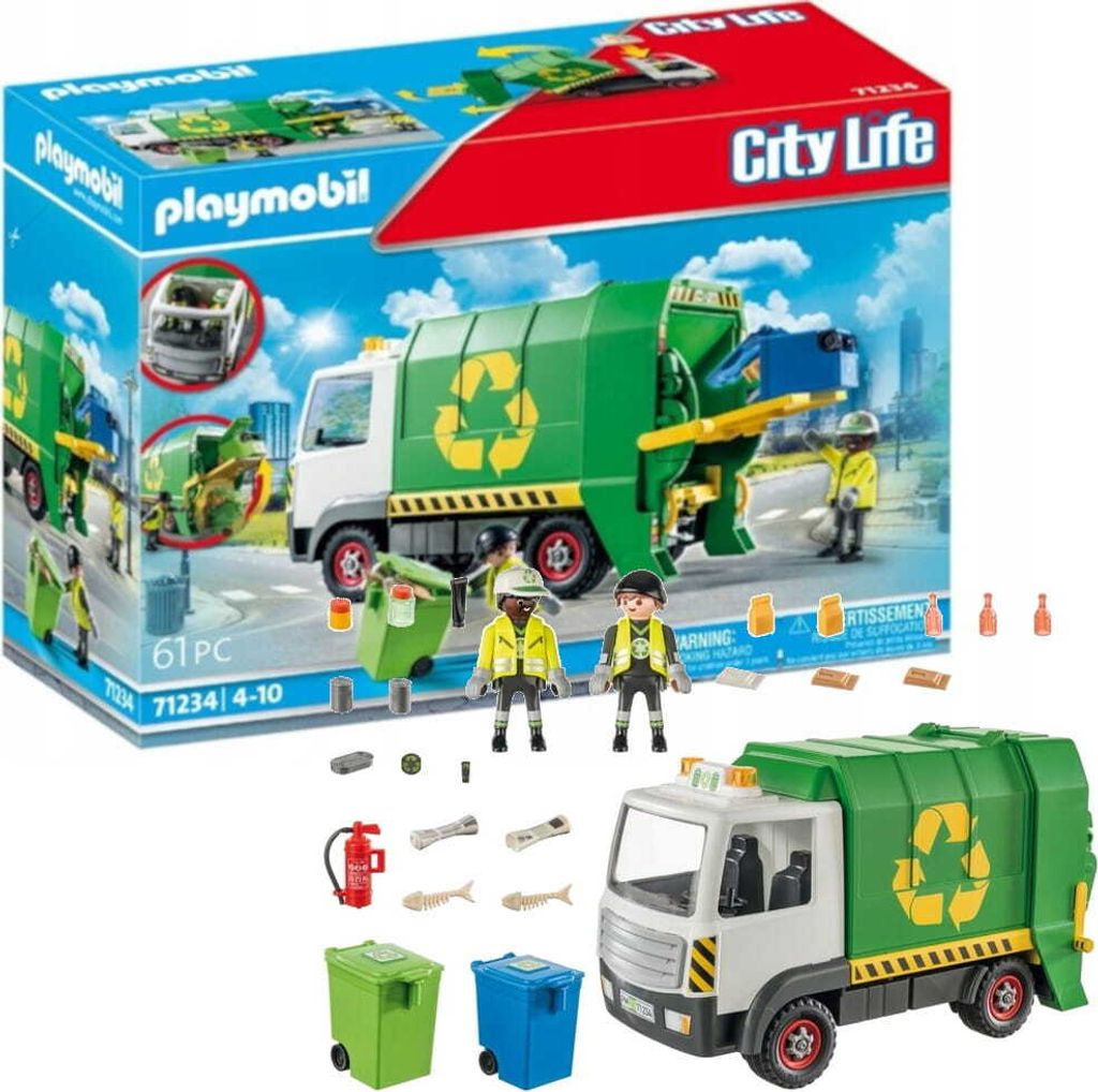 PLAYMOBIL Samochód recykling - zestaw klocków dla dzieci od Zdjęcie produktu 