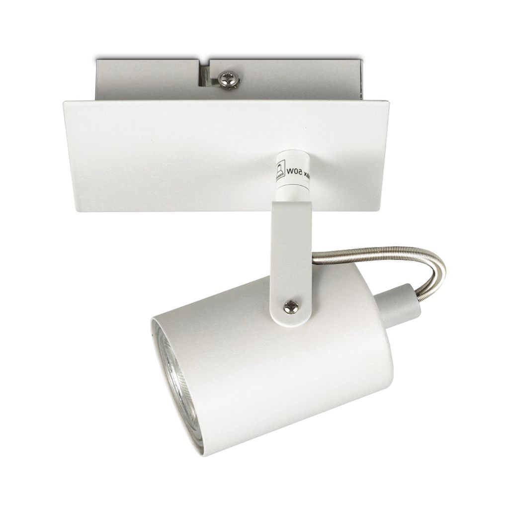 Wand - Deckenleuchte GU10 230V MARK-1 weiss