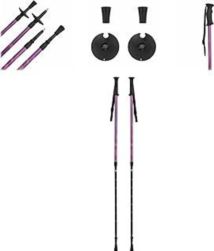 Kidd Skistöcke – Mitwachsende Kinder-Skistöcke (60–100 cm) aus leichtem Aluminium – Teleskopstöcke mit Twist-Lock – Ergonomische Griffe ...