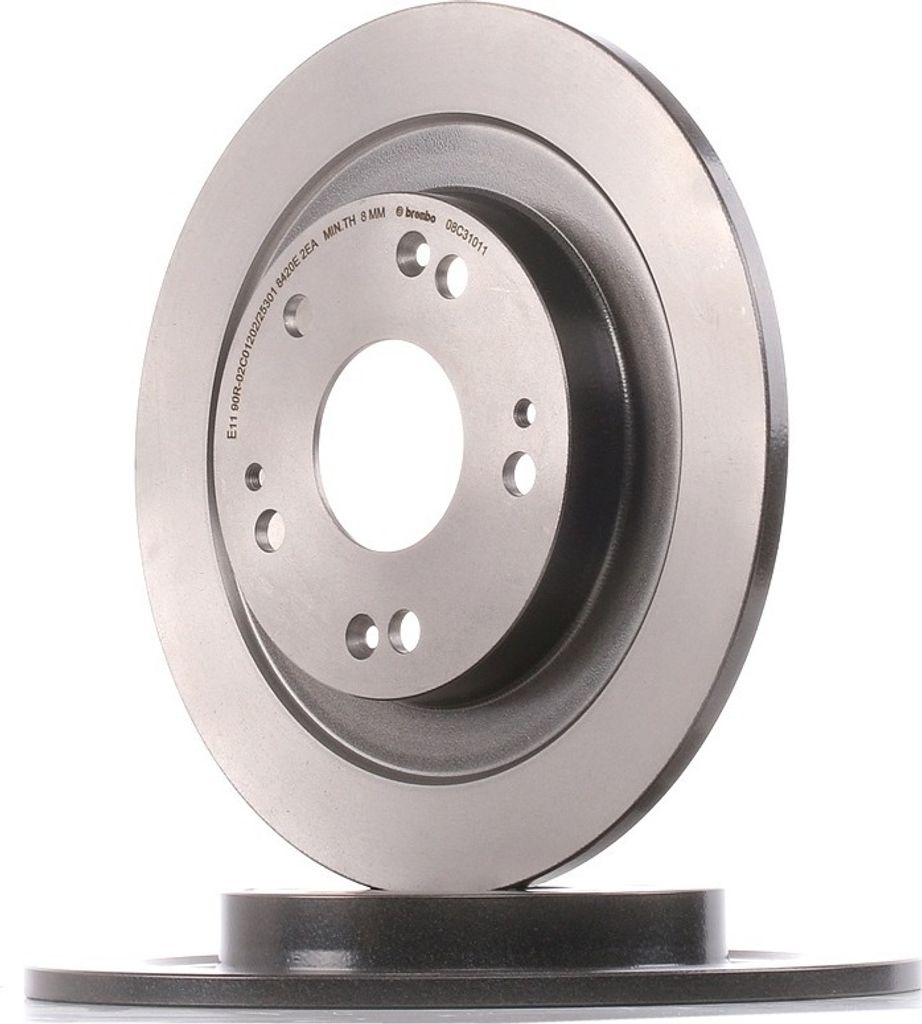 2x BREMBO Bremsscheibe 08.C310.11 für HONDA CIVIC IX (FK) CIVIC IX Tourer (FK)