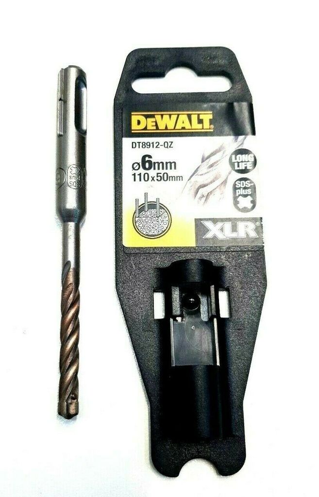 DeWALT XLR SDS-Plus Bohrer DT8912 -QZ 6x50x110 mm 4 Schneiden-Geometrie