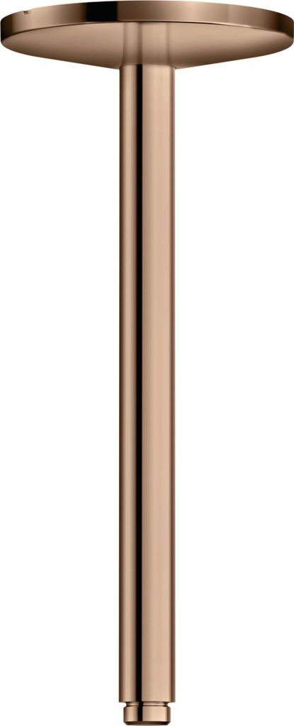Deckenanschluss AXOR ONE DN 15 300 f Kopfbr 280 1jet pol. red go für Kopfbrause 280 1jet polished red gold