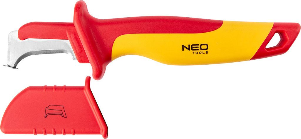 NEO TOOLS Montagemesser 1000V - Isolierte - für Elektroinstallation - 180 mm lang