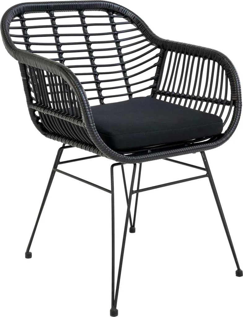 Fauteuil de Salon Noir Trieste House Nordic - Assise Confort Design Chic
