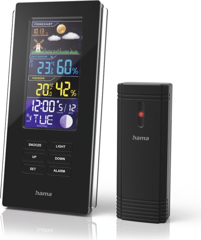 Hama Wetterstation Color Edge Produktbild 