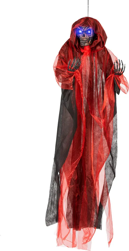 Décoration Halloween Grand Format 180 cm : Démon Rouge sans Encombrement