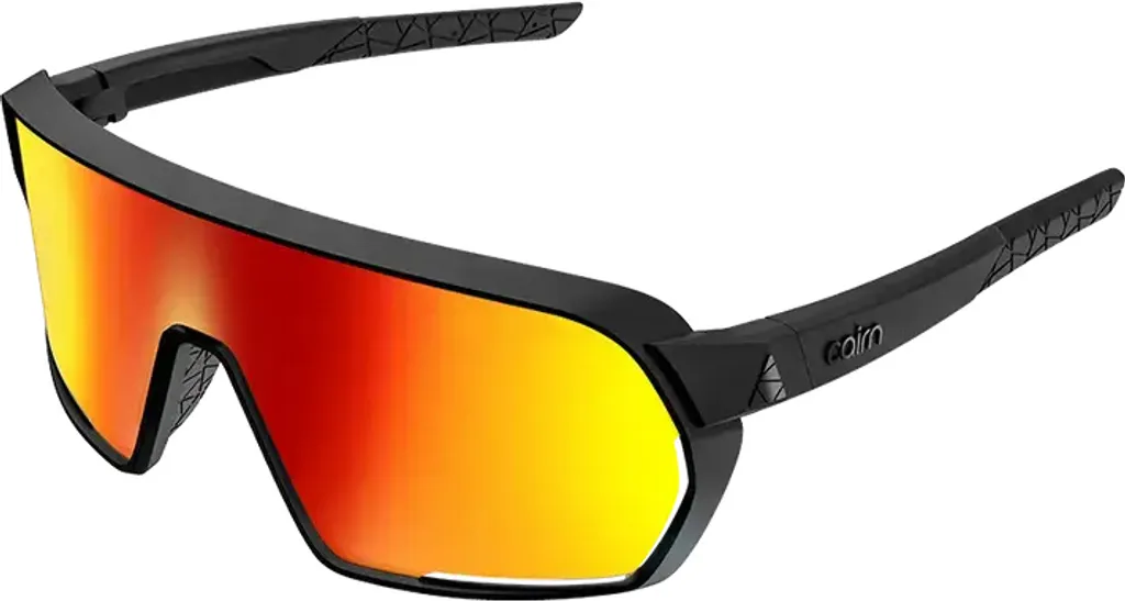 Lunettes de Soleil Sport CAIRN Roc Noir/Rouge Polyvalentes Catégorie 3