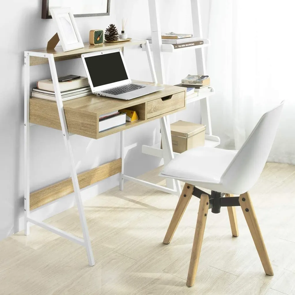 Bureau d'ordinateur moderne avec rangement | Rootz Home Office