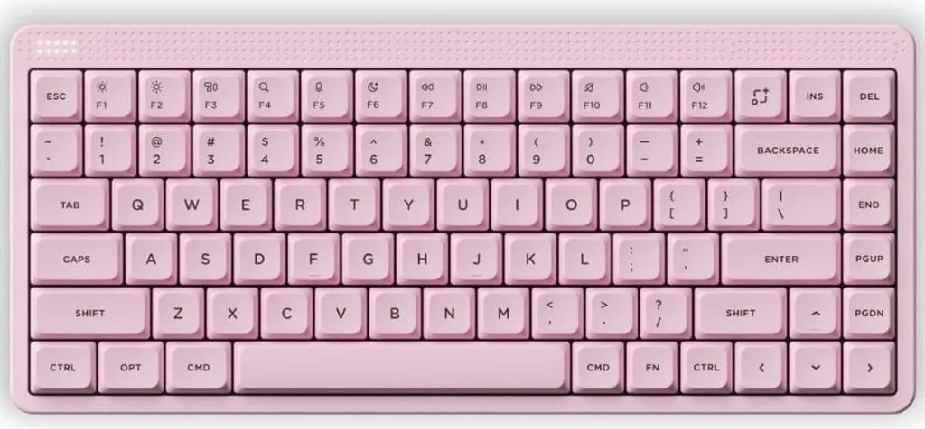 NuPhy Node 75 Clavier Slim Rose Clair sans fil QWERTY US Mécanique