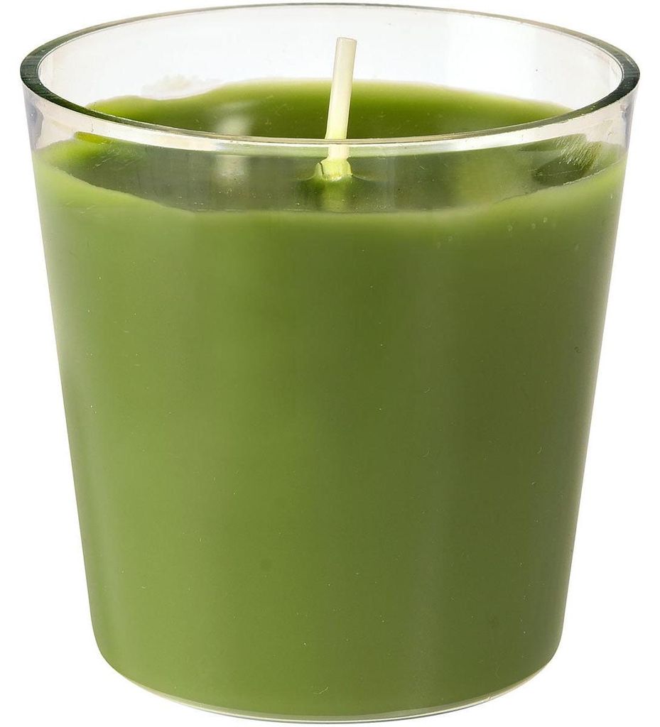 Duni Switch&Shine Refill Kerzen leaf green 65x65mm 6 Stück