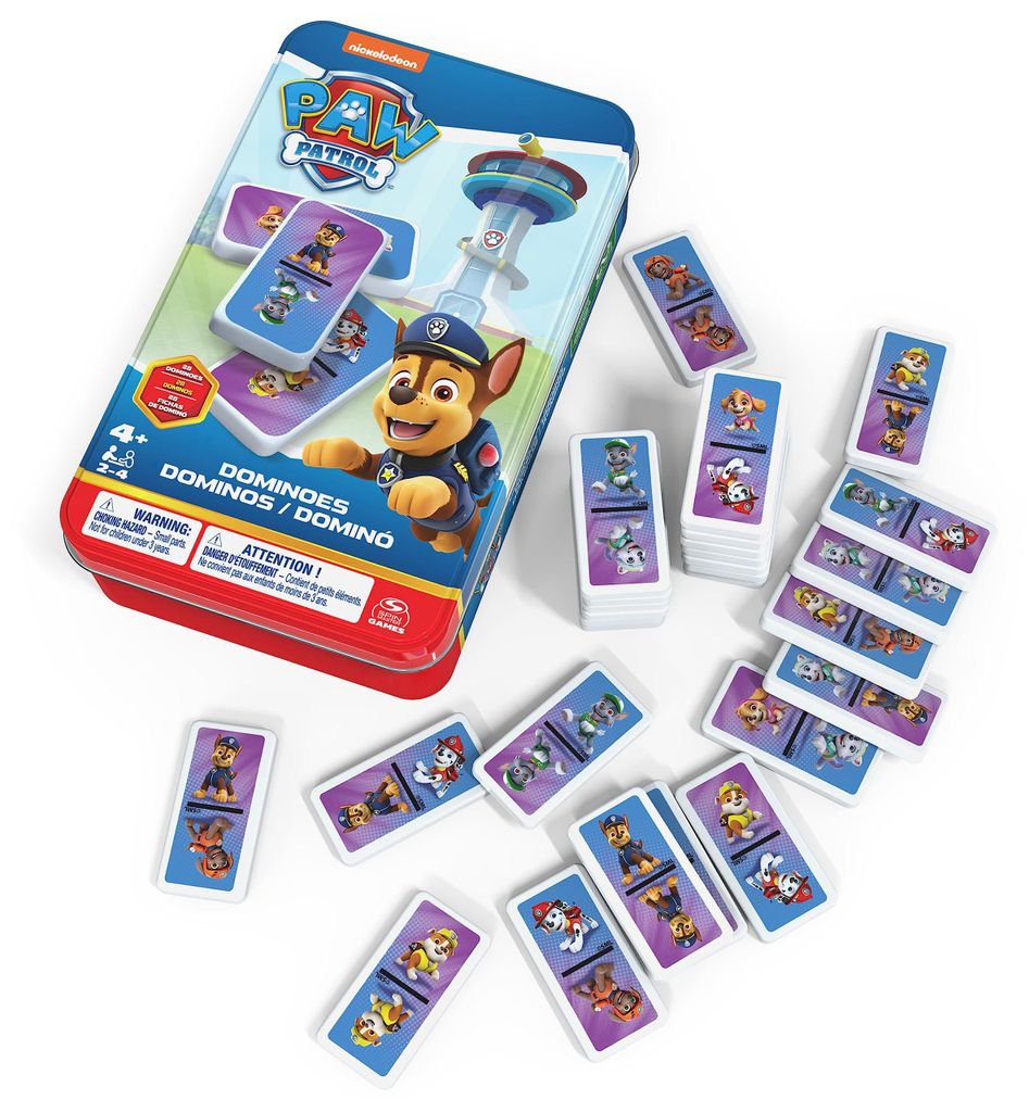 Spin Master Games Paw Patrol domino in metalen Baby Kitty Productafbeelding 