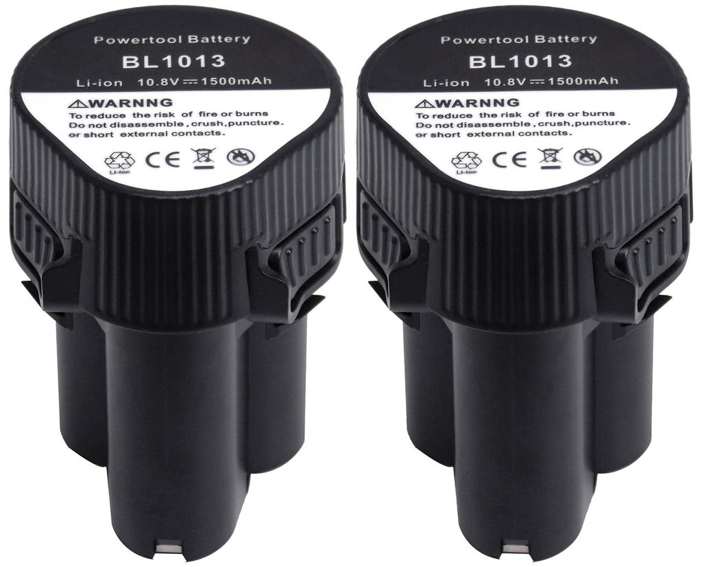 2er-Pack Akku 10,8 V 1500 mAh Li-Ion für Makita BL1013