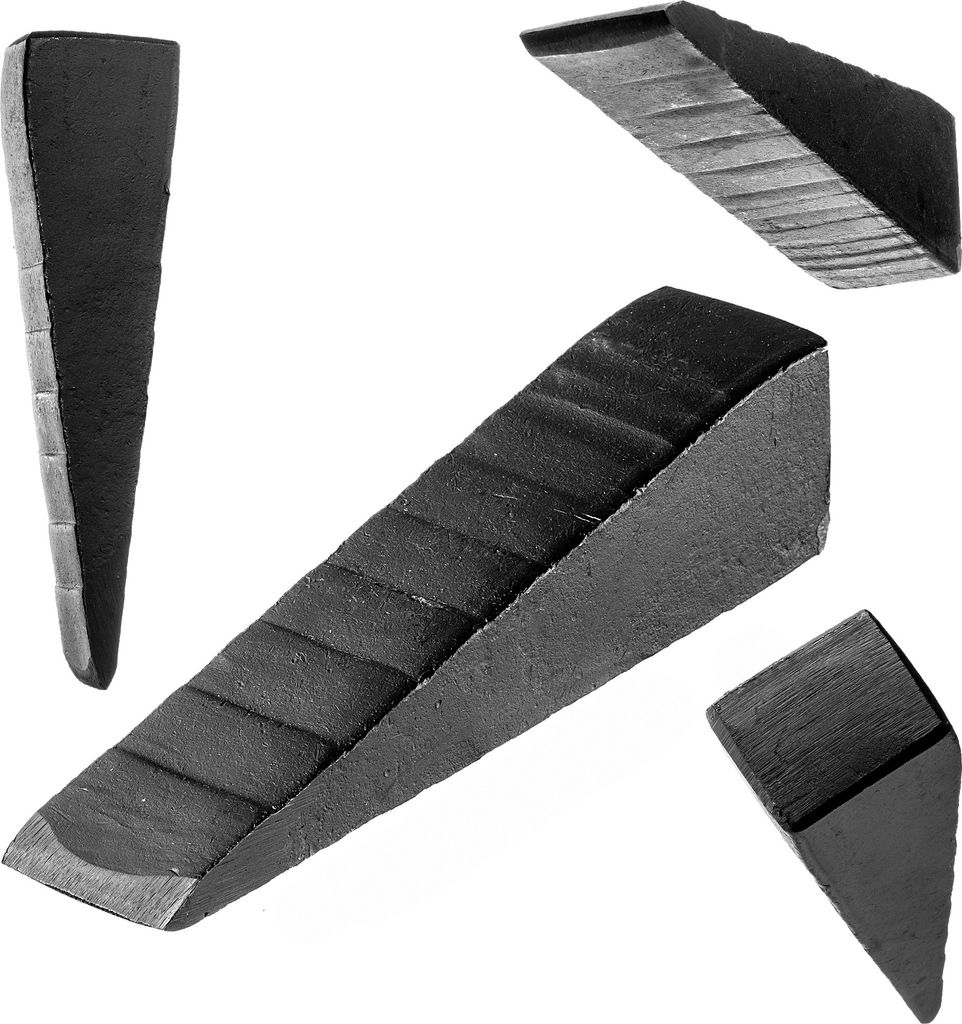 KADAX Geschmiedeter Keil zum Spalten von Holz. Spaltung von Brennholz. Starker 2-kg-Stahlspalter