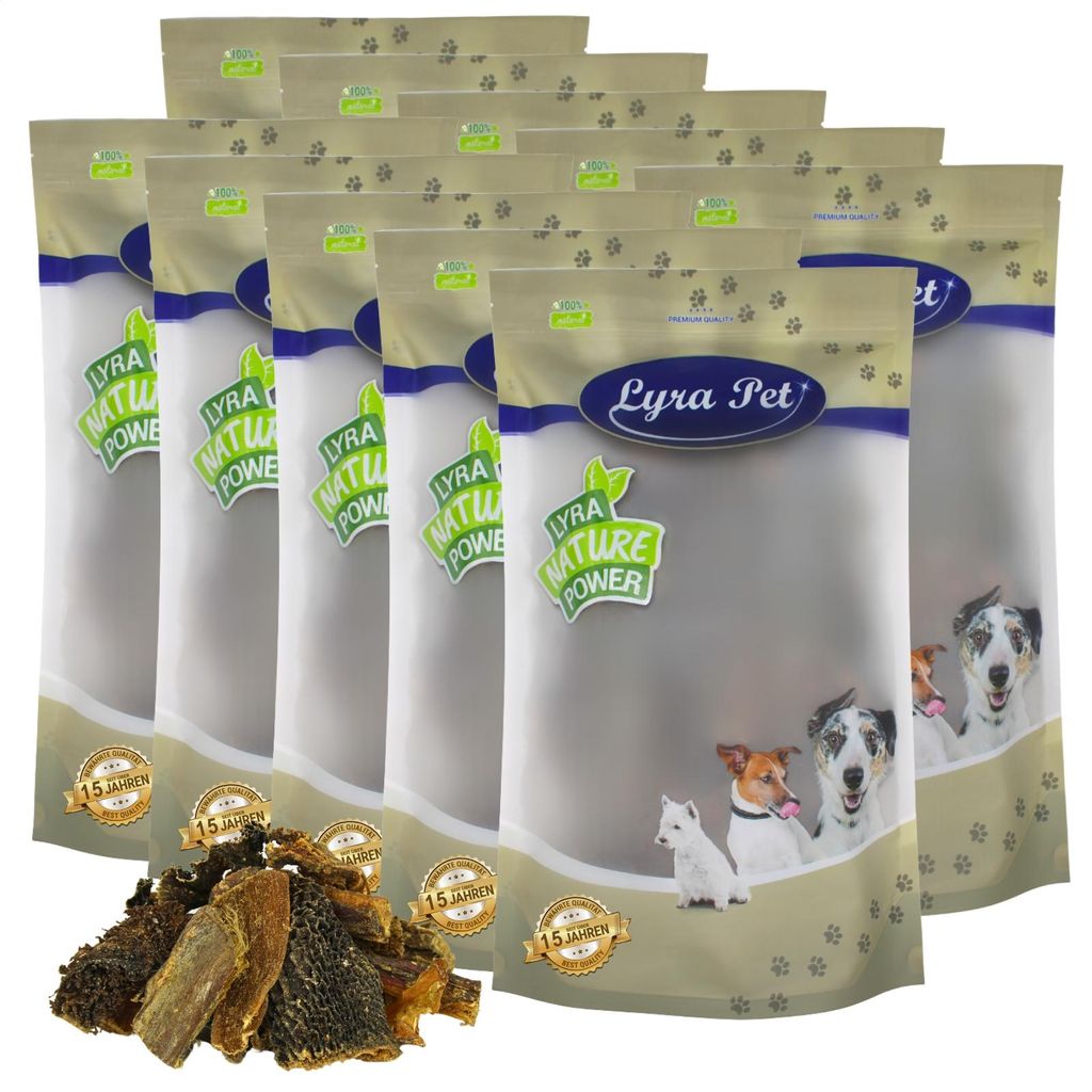 10 kg Lyra Pet® Rinderpansen klein Produktbild 