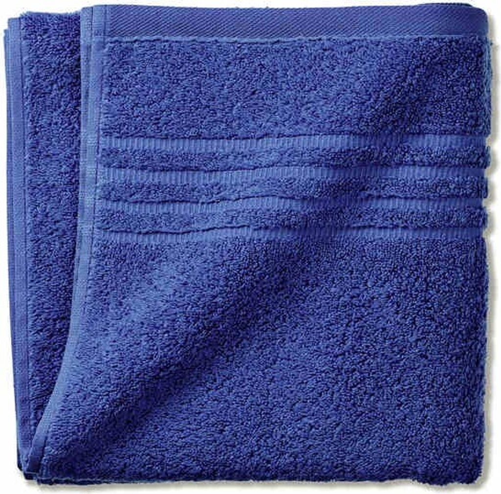 Handtuch, Ozeanblau - Kela | Leonora Produktbild 