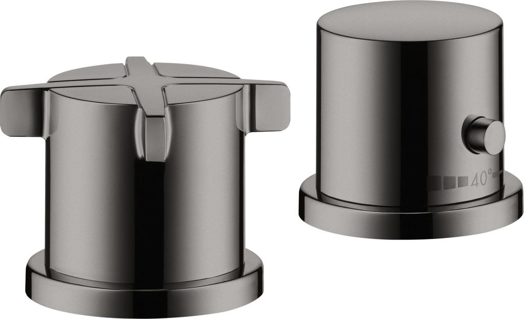 hansgrohe AXOR Citterio E 2-Loch Wannenrandarmatur mit Thermostat, 36412330