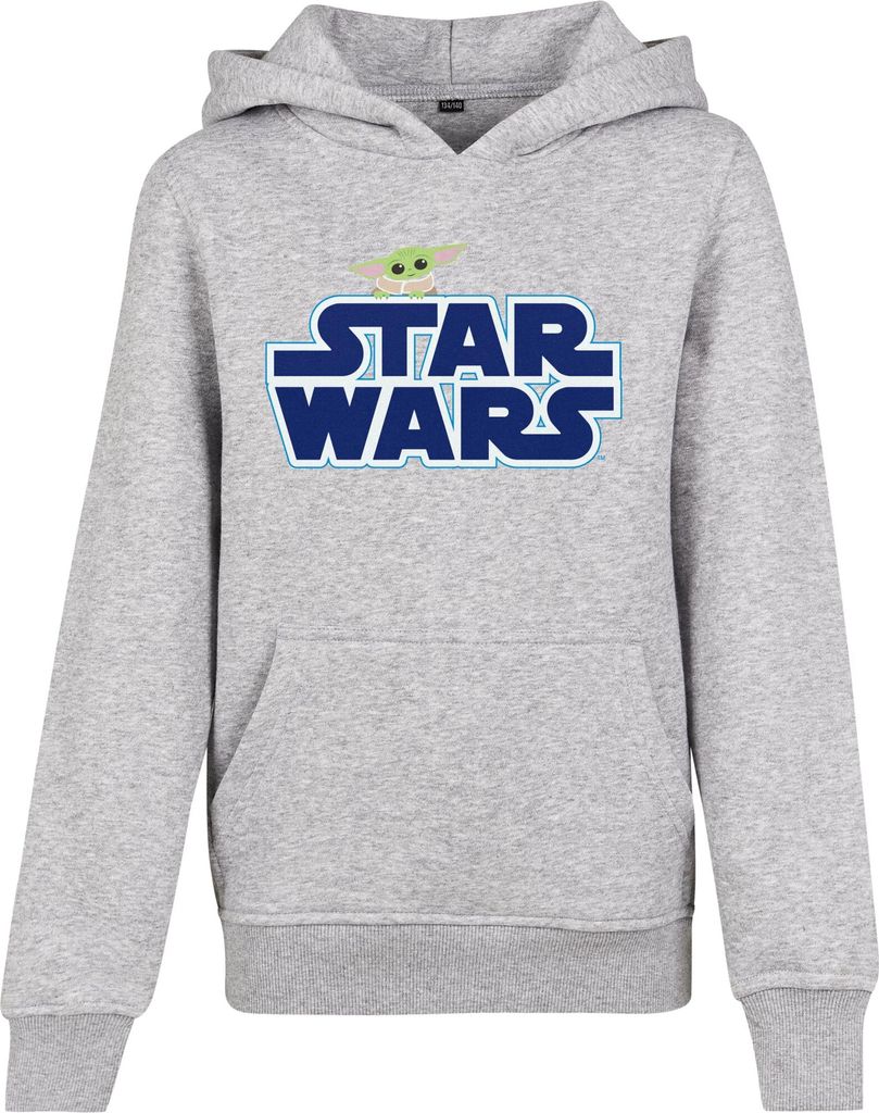 Kids Star Wars Blue Logo Hoody heather grey 134/140