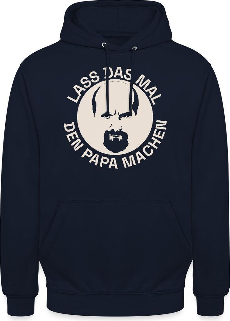 Spreadshirt Stromberg Lass Das Mal Den Papa Machen Uni Hoodie, L, Navy