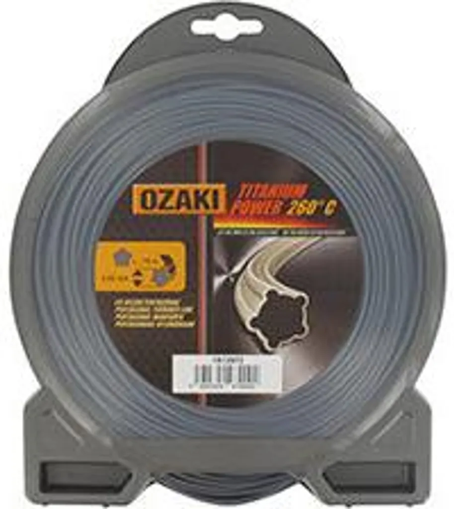 Fil de débroussailleuse pentagonal 2,7mm Ozaki Titanium Power de 79m
