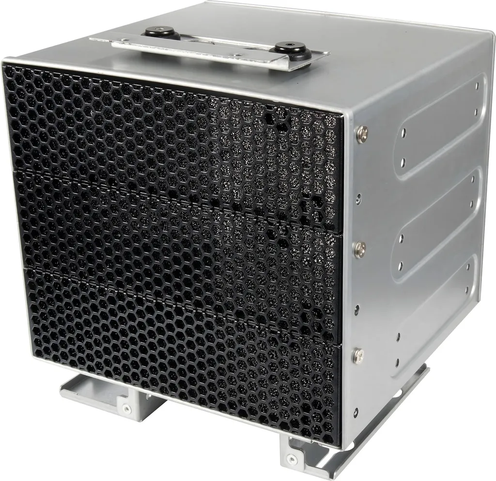 Inter-Tech ER-47045-2 Cadre d'encastrement Robuste en Acier Noir 19"