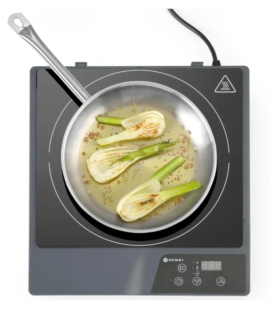Hendi plaque à induction 1000929PRZEM - Réchaud de cuisson noir 2000W - 15