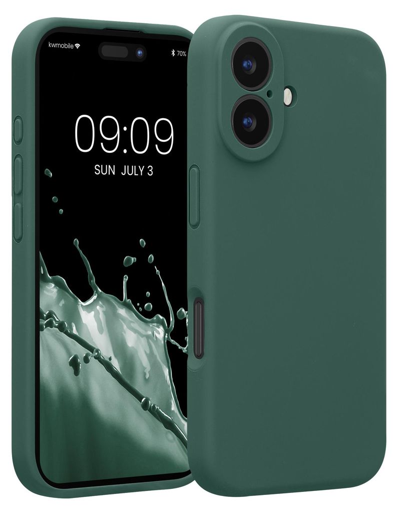 kwmobile Handyhülle für Apple iPhone 16 Hülle - gummierte Produktbild 
