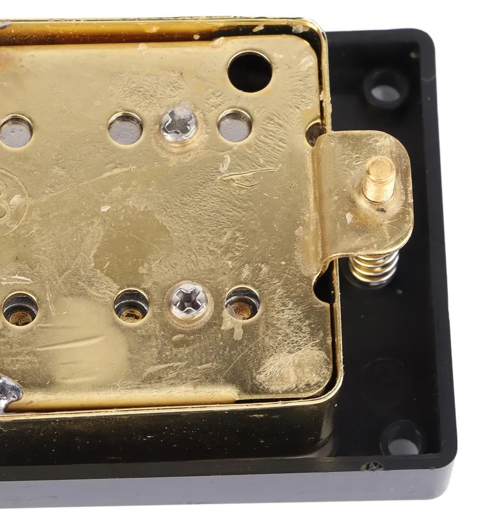 Micro Humbucker Métal Doré pour Guitare : Éliminez les Bruits Parasites - 13