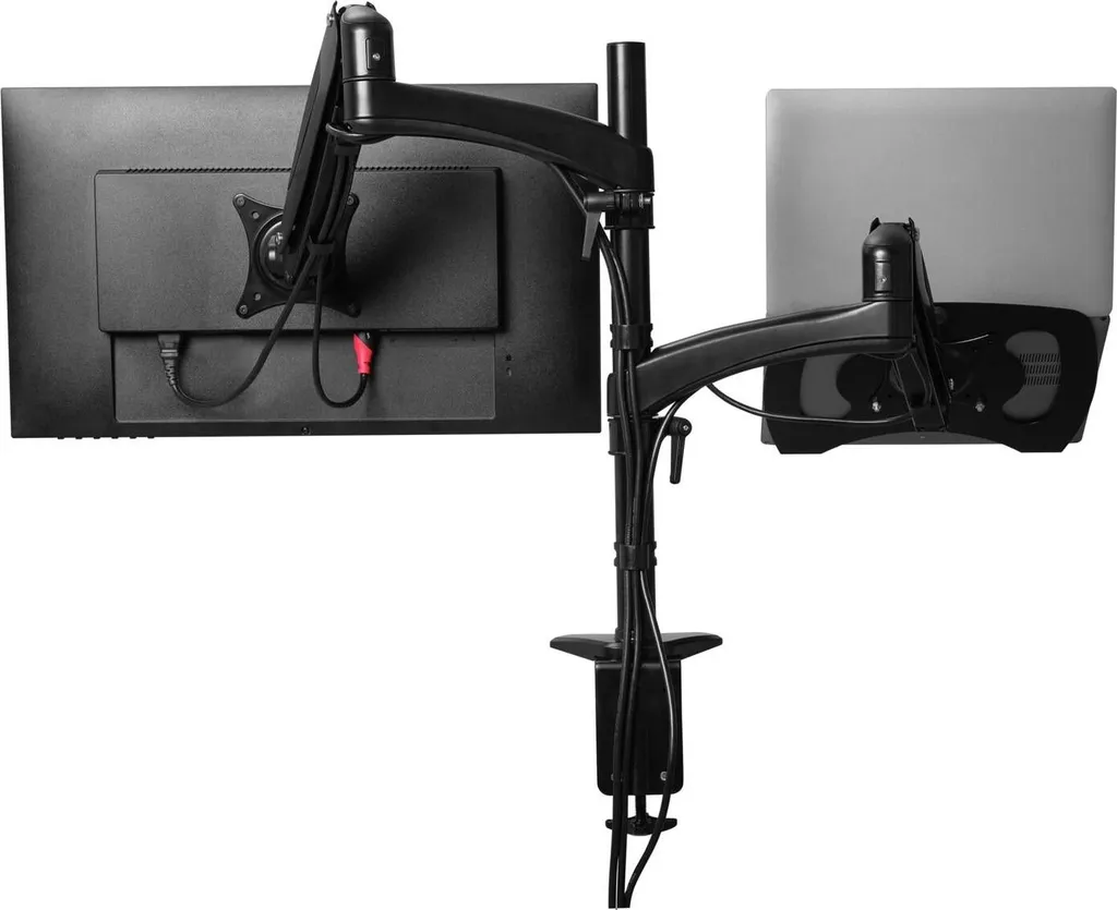Bras pour moniteur et ordinateur portable Trust Mara - Support double
