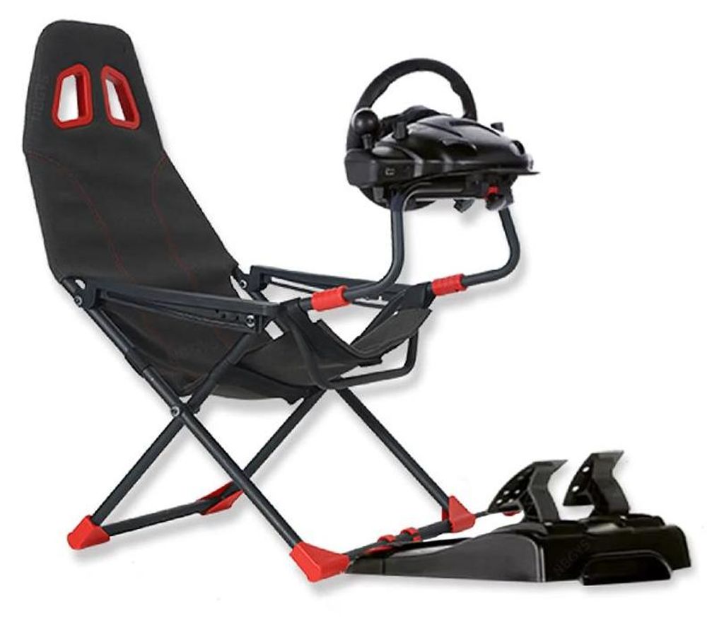 Faltbarer Heim Gaming Simulator, faltbare Rennsimulator Lenkradständer, Sitzlenkradhalterung, Rennspiel-Erlebnisgerät