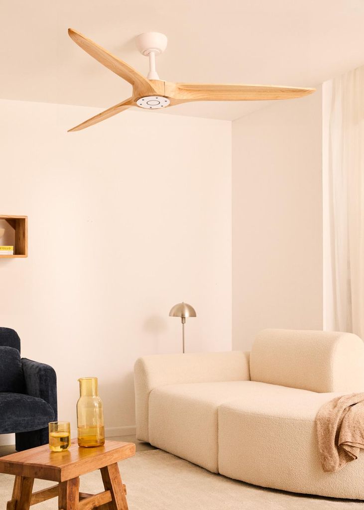 WIND CENTURY - Deckenventilator 40W leise Ø152 cm 100% Holz