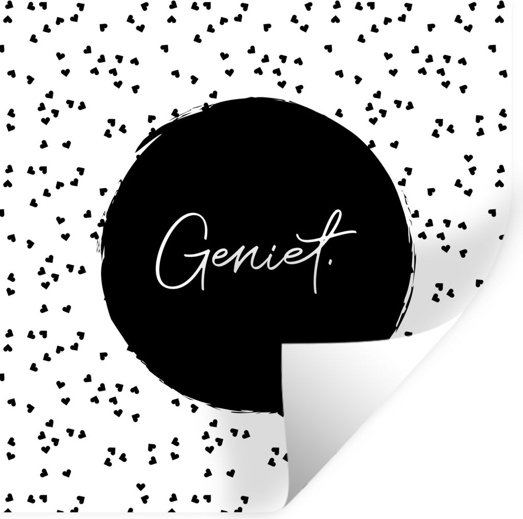 MuchoWow Wandtattoo Wandsticker Wandaufkleber Zitate - Genießen - Sommer - Text 30x30 cm Selbstklebend und Repositionierbar - Repositionierbar -...