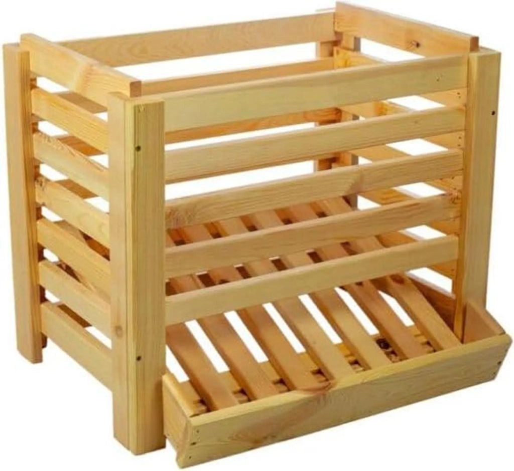 STOLMAK Drevená Debnička na Zemiaky 60x40x40 cm Obrázok produktu 