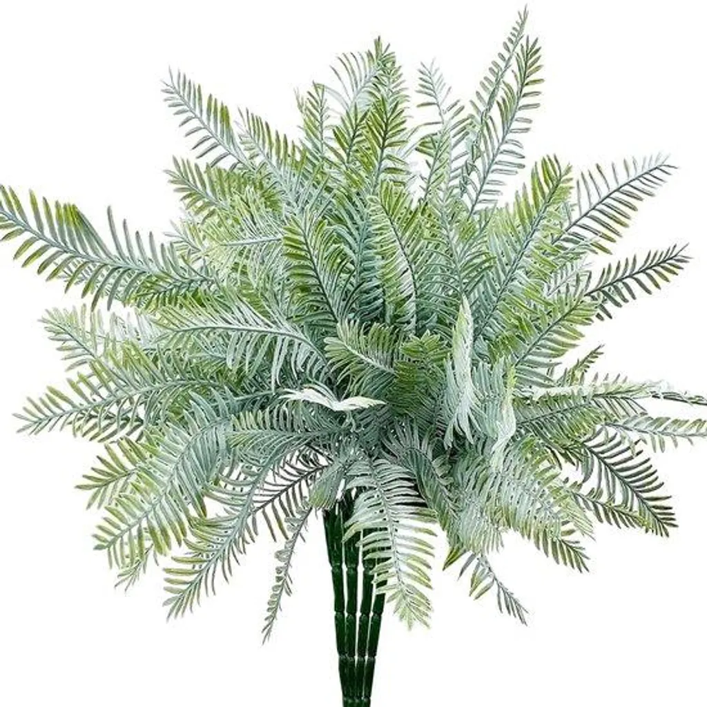Fleurs artificielles vertes lot de 4 anti-UV : fini les plantes mortes
