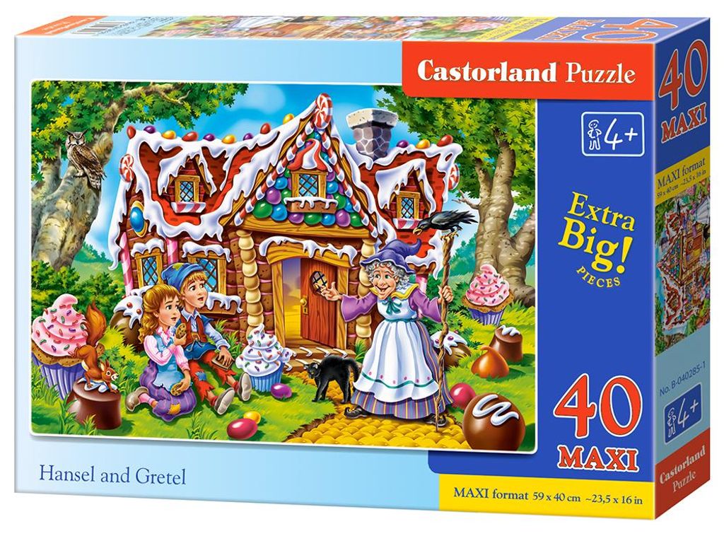Castorland Puzzle 40 Maxi – Hänsel und Gretel