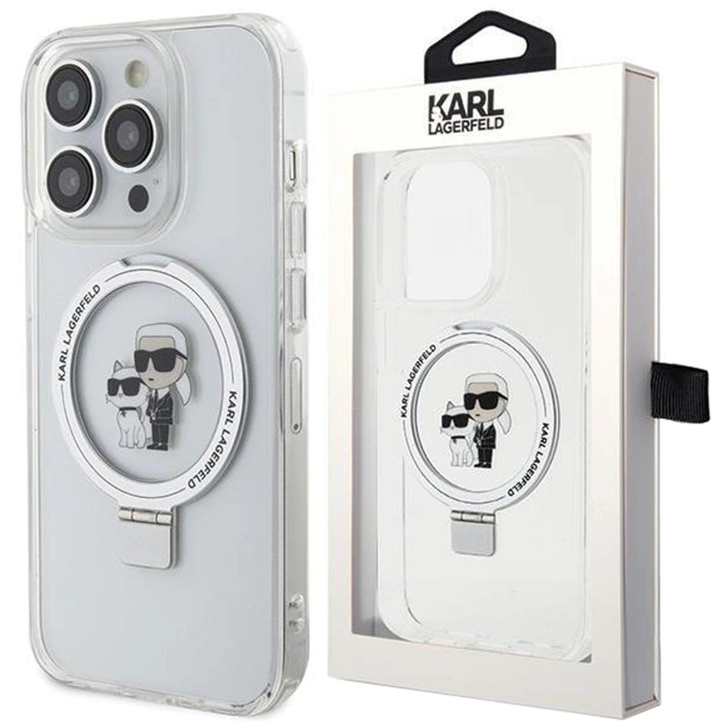 Karl Lagerfeld Ringstand Karl and Choupette MagSafe Case Produktbild 