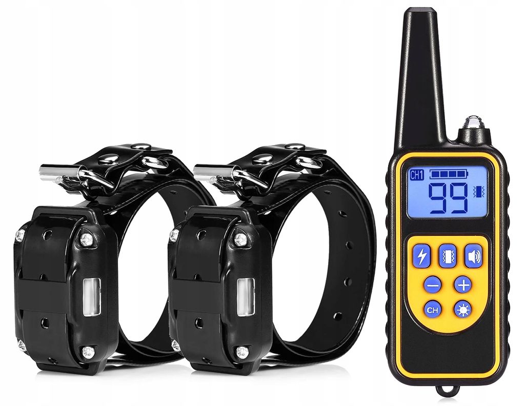 OMNA | Hundehalsband 800m - Wasserdicht - Mit LED-Taschenlampe - Für effektives Training