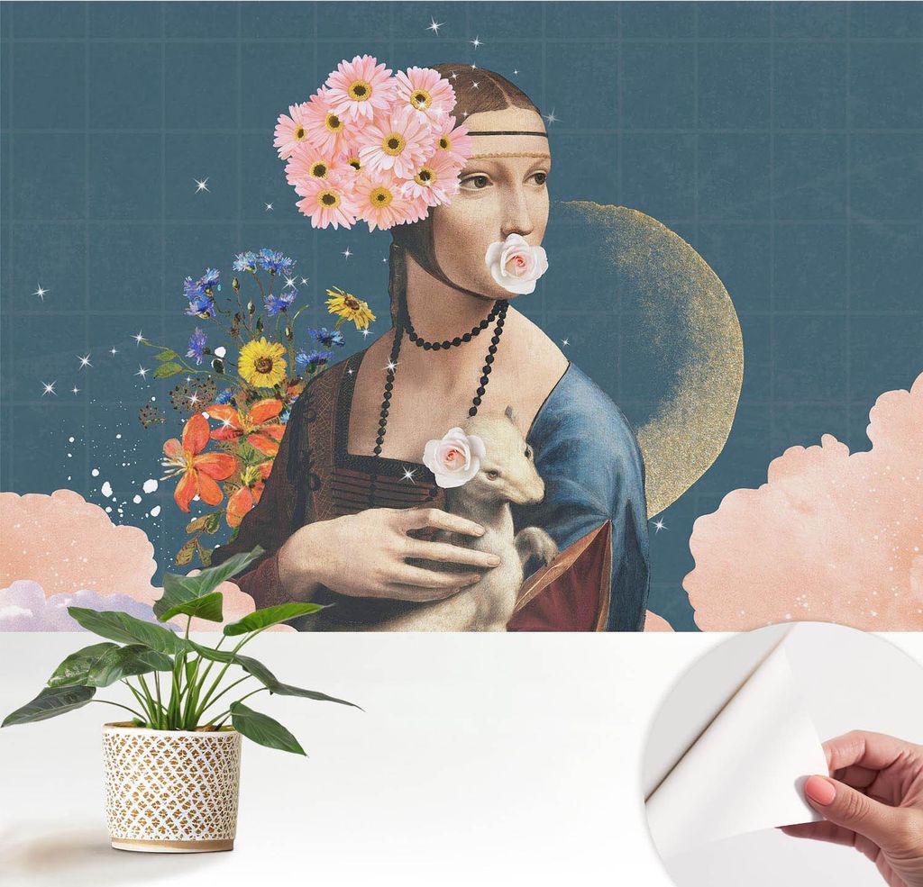 Fototapete selbstklebend - 152x104 cm - Tapete - Wandtapete - Wandbilder - Klebefolie - Dekofolie - Tapete Folie - Wand - Dekoration - Wohnzimmer -...