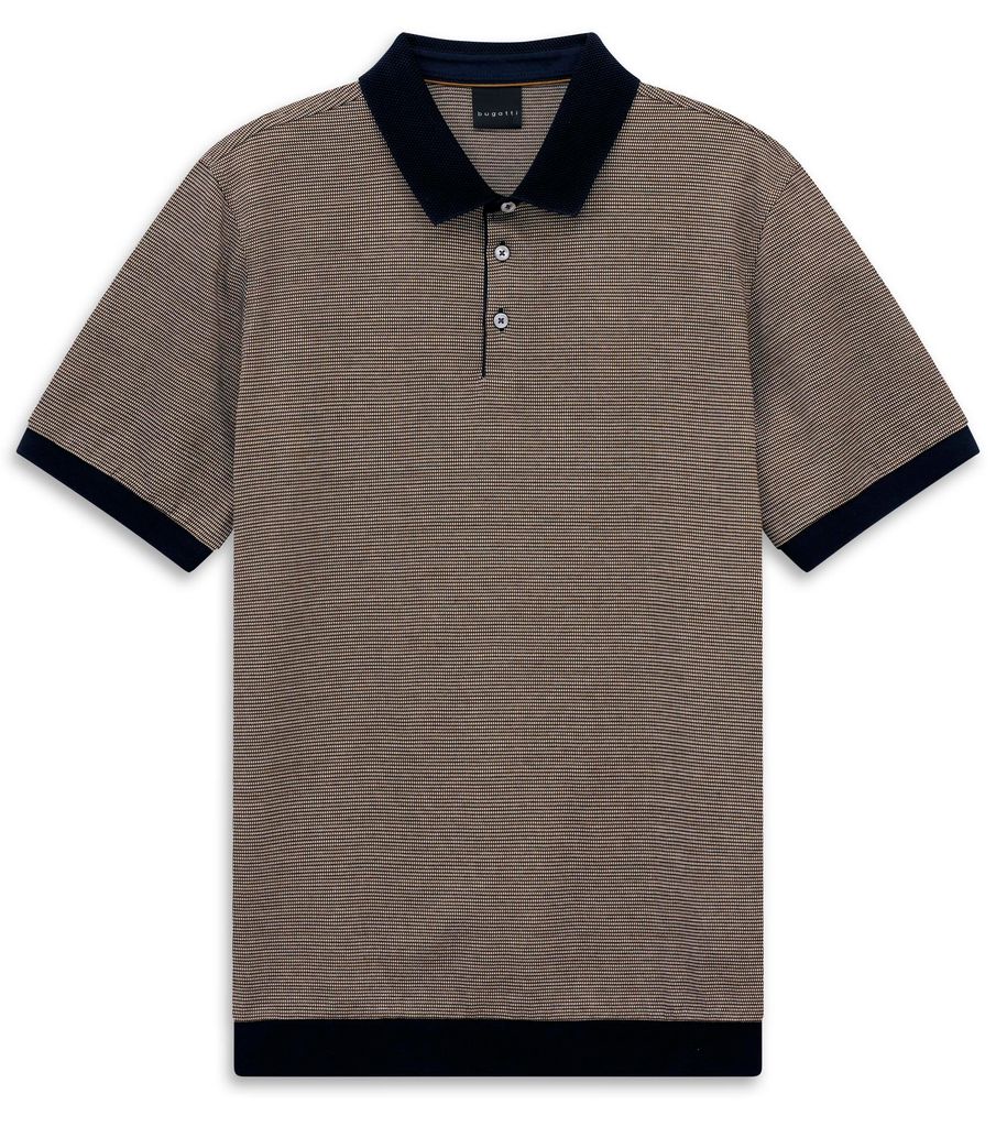 Poloshirt Bugatti donkerblau Baumwolle