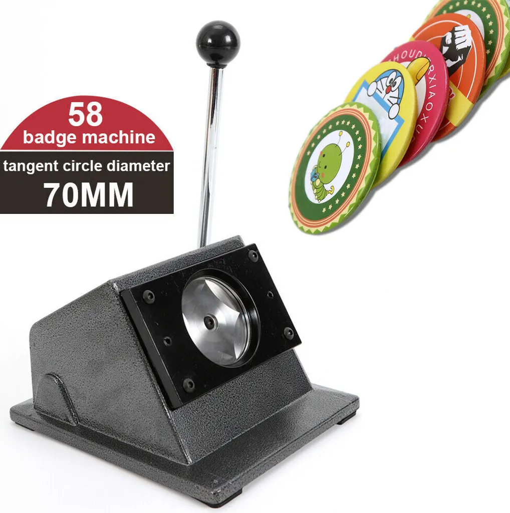 Machine à badges 58mm Badgemaker Kit Complet Button Maker DIY Durable - 5