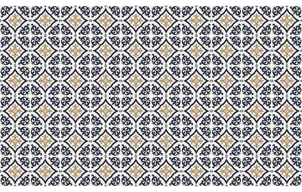 Selbstklebende Fliesenaufkleber für Küche und Bad – 60 EVARISTO AZULEJOS Fliesenaufkleber – 60 Aufkleber 10x10cm
