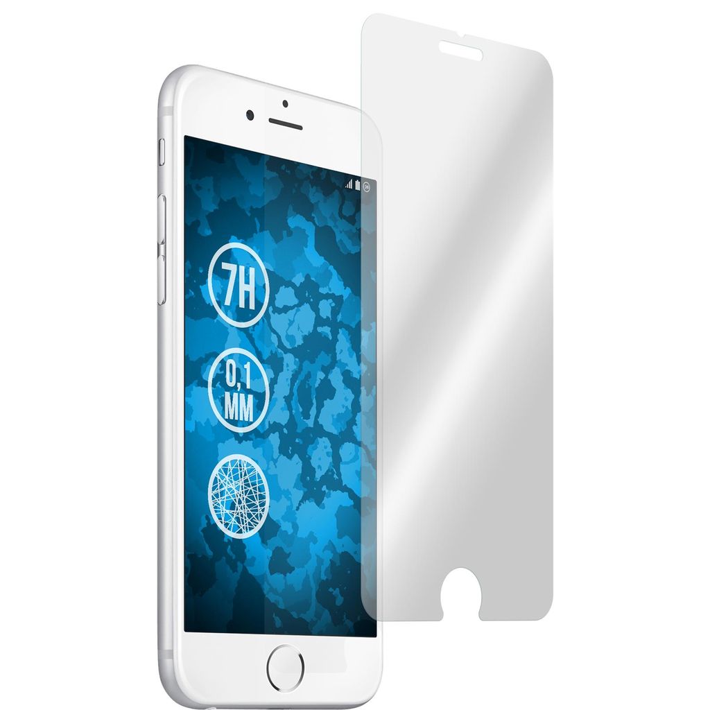 4er-Pack PhoneNatic Displayschutzfolien Fiber-Glas klar kompatibel mit Apple iPhone 6s / 6