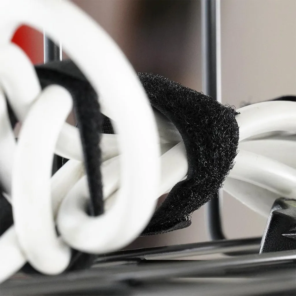 Cable Management Kit Metallo Nero per Setup Gaming e PC Office - 6