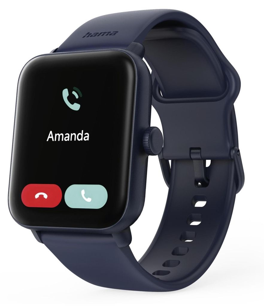 Hama Smartwatch 6010 GPS, 44 mm, Telefonfunktion, Blau Produktbild 