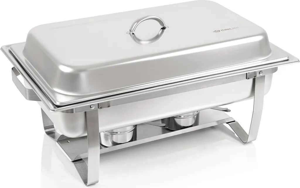 Chafing Dish Grenoble Professionale Acciaio Inox 4x Set 30 Pezzi - 5