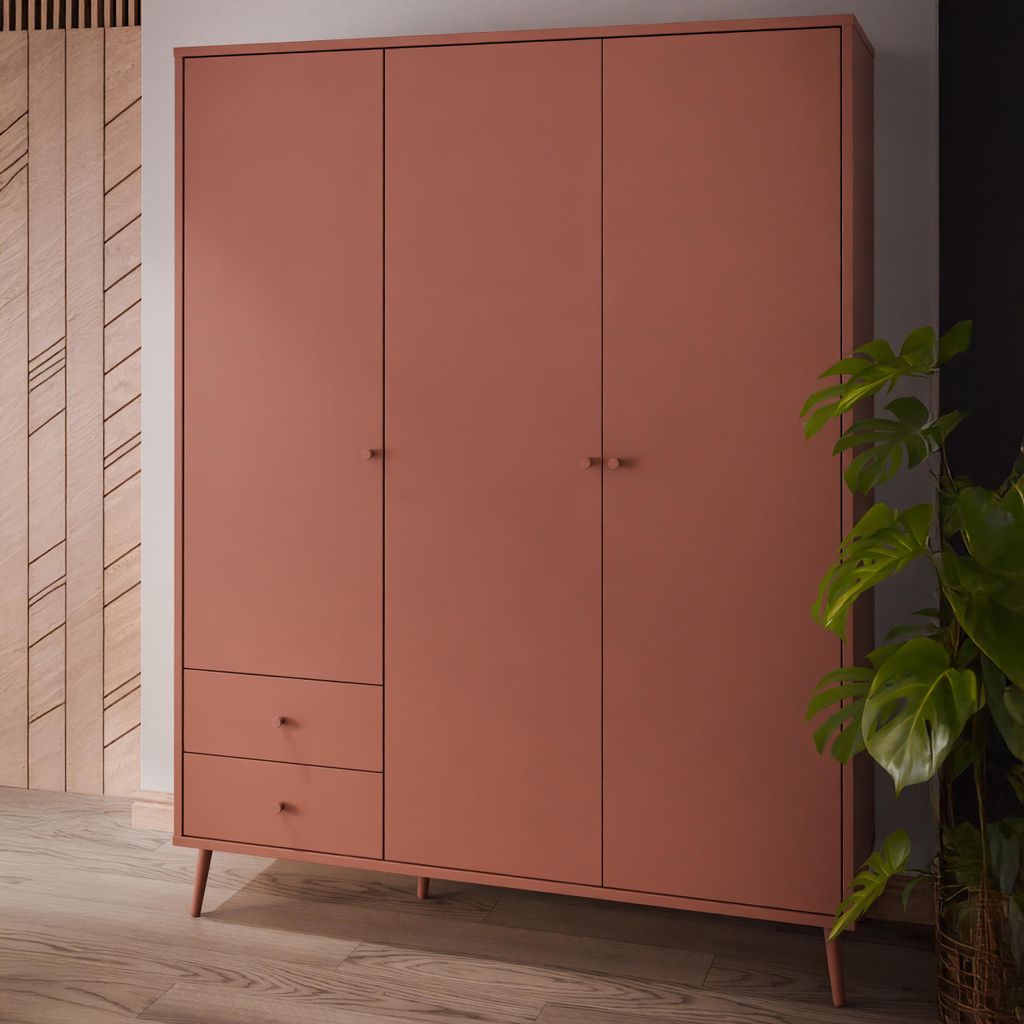 Forte SHERBROOKE Kleiderschrank 150 160, Skandi-Stil, Produktbild 