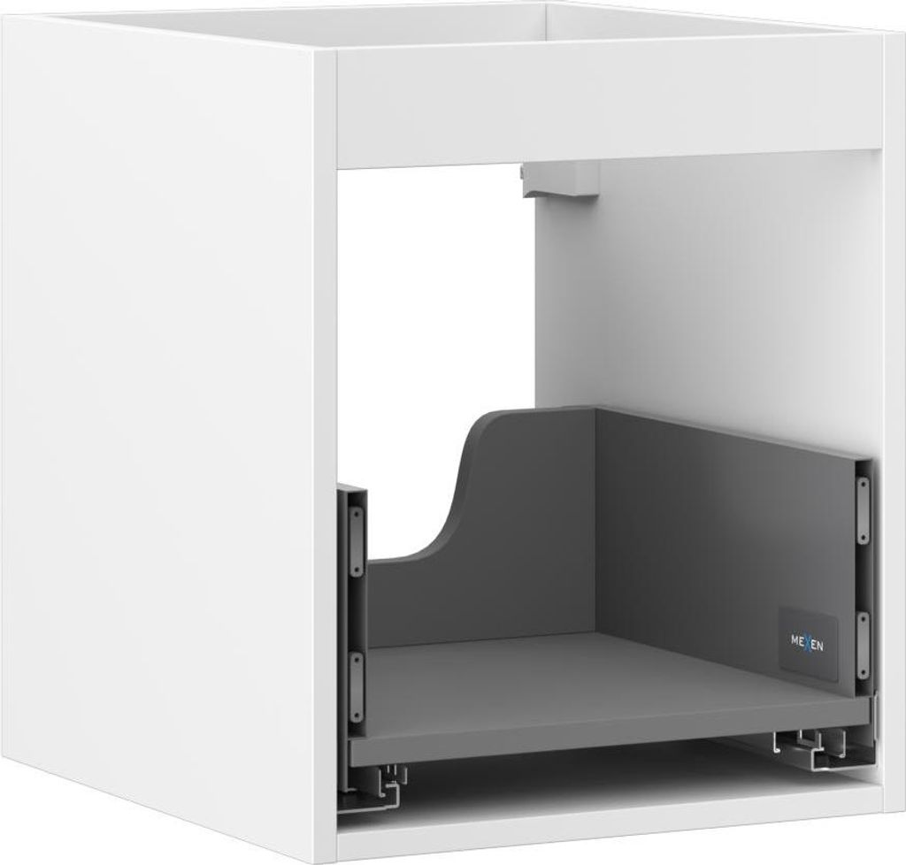 Mexen Box-A Korpus Waschtischunterschrank 40 cm, 1 Schublade, Weiß matt - 91AX0-0400-470-1-01