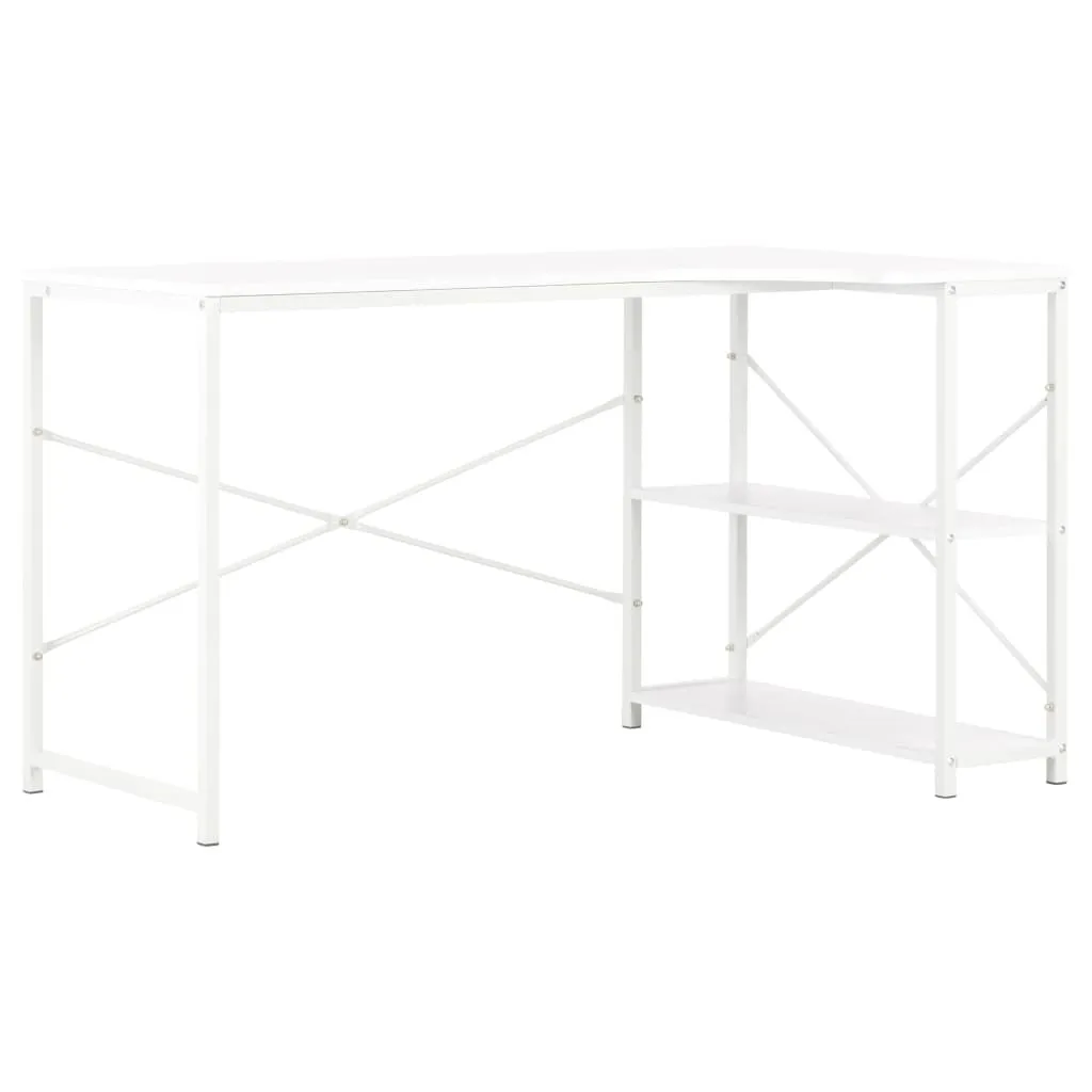 Scrivania Studio Bianca SYFAX™ 120cm | Tavolo per Compiti e PC