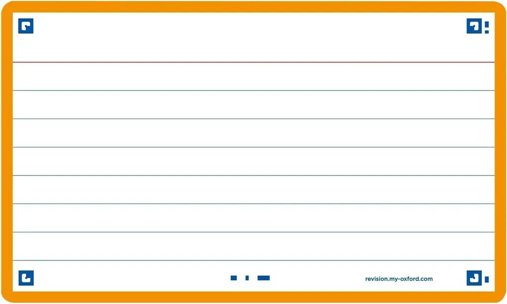 Fiches Oxford Flash 2.0 lignées 75x125 mm orange lot de 80 fiches 400133882